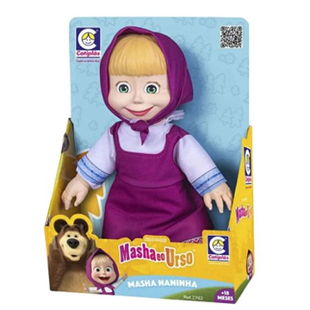 Boneca Masha De Masha E O Urso Cotiplás
