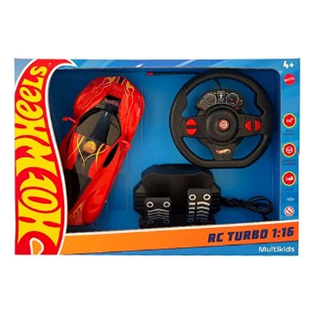 Hot Wheels Rc Turbo Vermelho Multikids