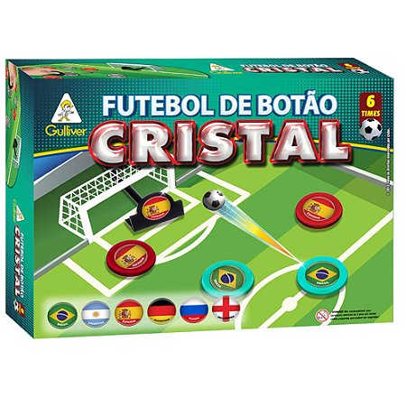 Jogo Futebol Botão Gulliver Cristal 7 Seleções Com Portugal