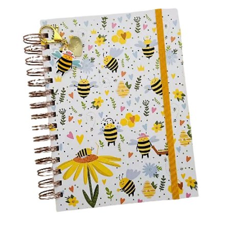Caderno Inteligente Wire O A5 Abelhas 120 Folhas Buendia