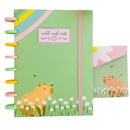 Caderno De Disco Buendia Capivaras Universitário