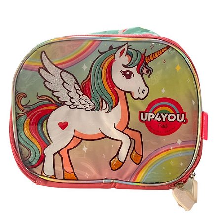 Lancheira Térmica Unicórnio Up4You Petit Rosa Luxcel