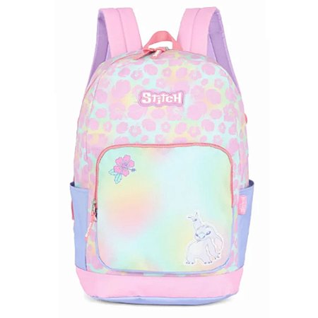Mochila De Costas Stitch Colorida Luxcel Disney
