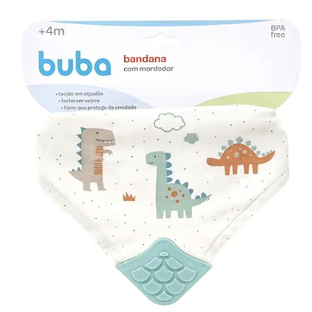Bandana Com Mordedor Magic Dino Buba 4M