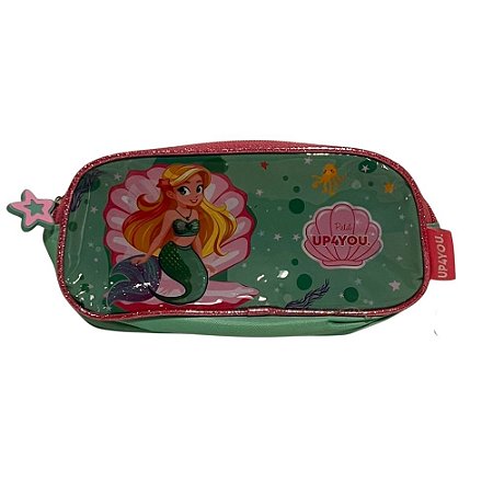 Estojo Verde Sereia Duplo Up4you