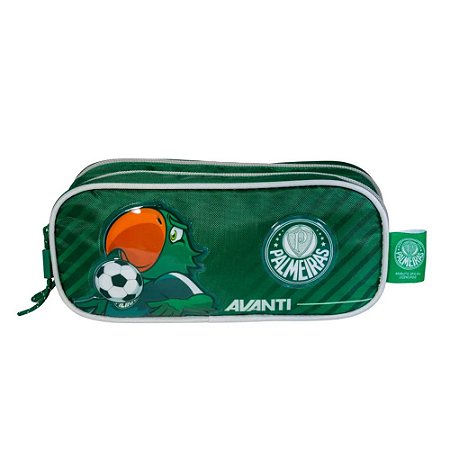Estojo Escolar Duplo Palmeiras R Xeryus 16466 Verde