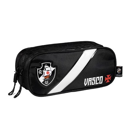 Estojo Escolar Duplo Vasco Da Gama R Xeryus 16506 Preto