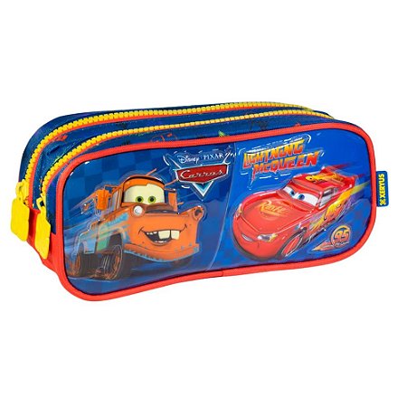 Estojo Duplo Escolar Carros Disney X Xeryus 14906
