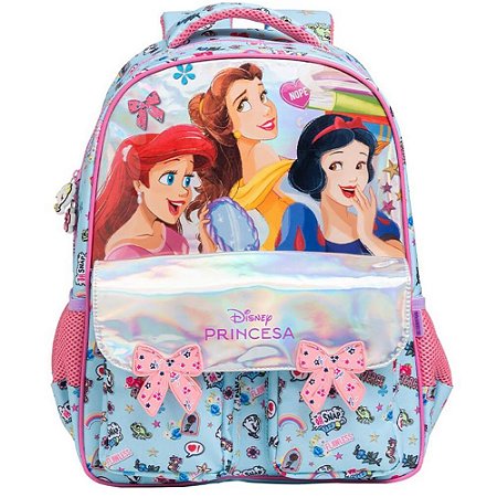 Mochila De Costas 16 Princesas Disney Y1 Xeryus 14802 Azul