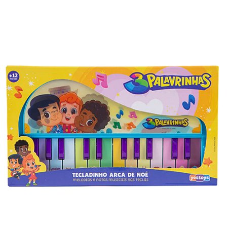 3 Palavrinhas Tecladinho Arca De Noé Yestoys