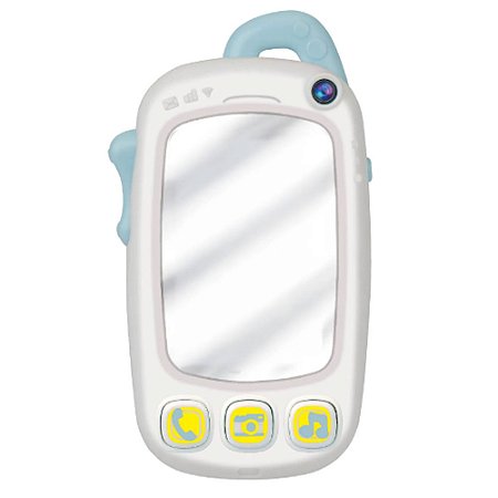 Minha Primeira Selfie Celular De Brinquedo Azul YesToys