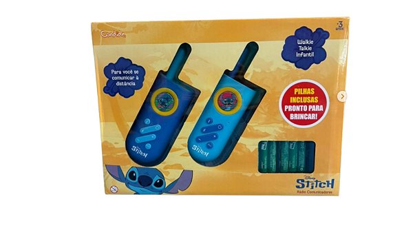 Rádio Walkie Talkie Stitch Disney Candide