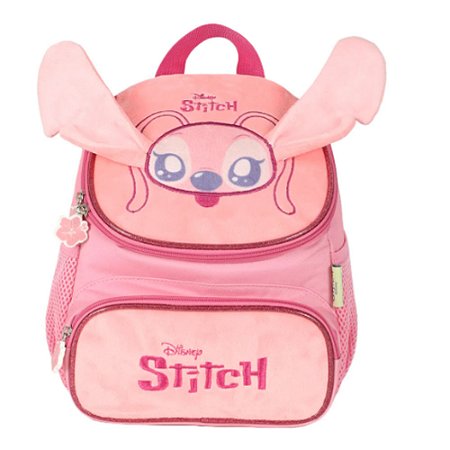 Lancheira Térmica Rosa Pelúcia Stitch Disney Luxcel