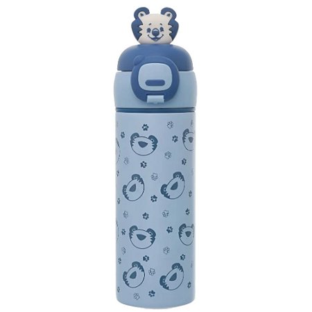 Garrafa Térmica Infantil Inox Tigre Tigor 400ml Pacific