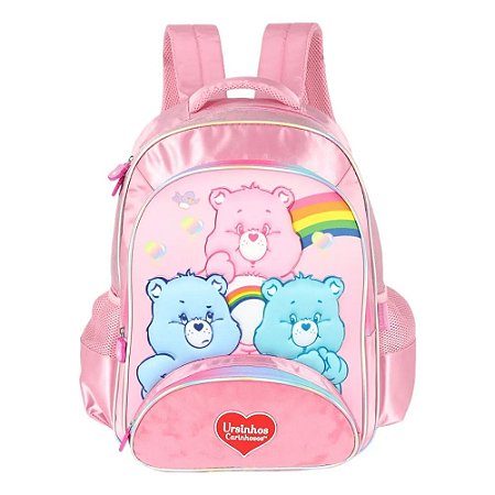 Mochila De Costas Ursinhos Carinhosos Rosa Luxcel