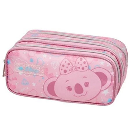 Estojo Triplo Lilica Ripilica Charming Rosa Pacific