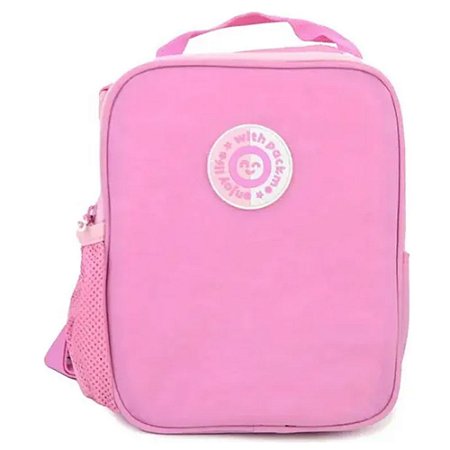 Lancheira Pacific Pack Me Life Reversível Rosa