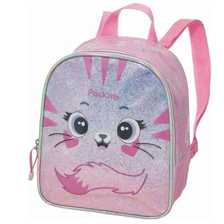 Lancheira Térmica De Costas Pack Me Kitten Rosa Pacific