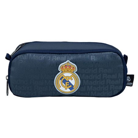 Estojo Duplo Esportivo Escolar P02 Real Madrid Xeryus 16692