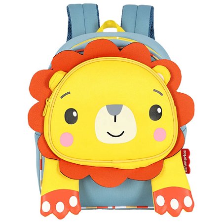 Mochila De Costas Escolar Leãozinho Fisher Price Luxcel