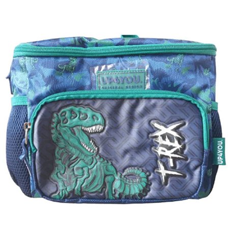 Lancheira Térmica TRex Dino Verde e Azul Luxcel Up4You