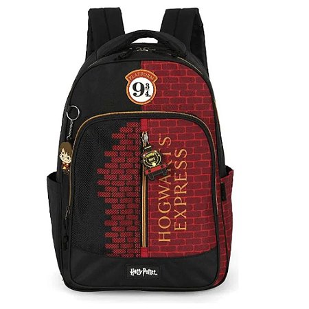 Mochila Vinho Harry Potter Hogwarts Luxcel
