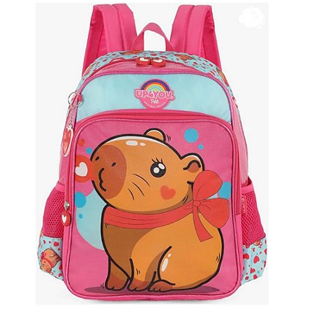 Mochila Capivara Pink Glitter Up4you