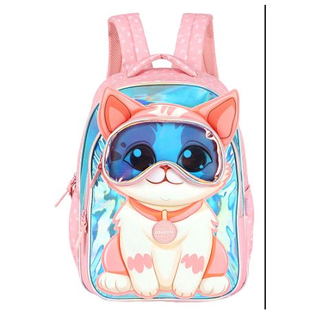 Mochila Gatinho Salmão Up4you