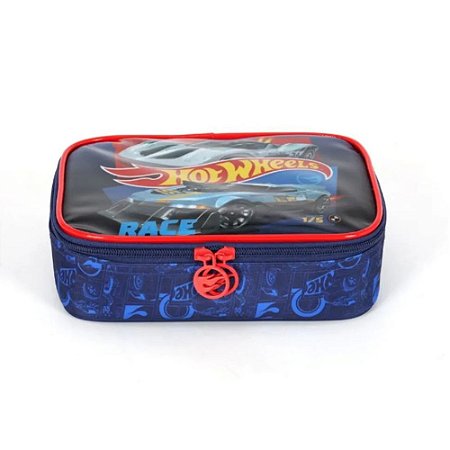 Estojo Box Infantil Hot Wheels Luxcel