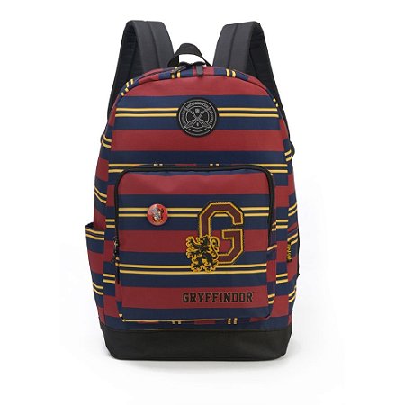 Mochila De Costas Harry Potter Grifinória Listrada Luxcel
