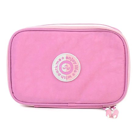 Estojo Box Rosa Pack Me Pacific