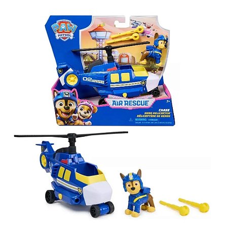 Patrulha Canina Air Rescue Chase Helicóptero 26cm Sunny