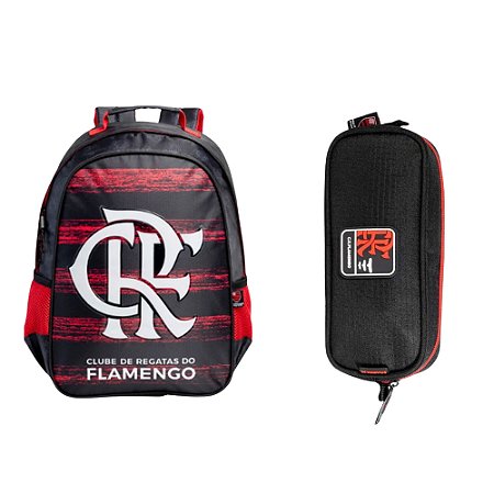 Kit Escolar Mochila E Estojo Time De Futebol