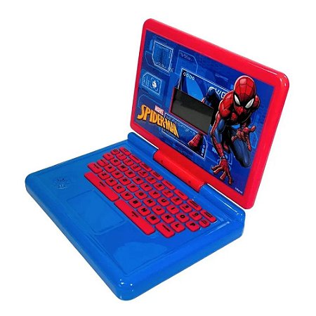 Laptop Minigame Infantil Homem Aranha Candide Multicolor