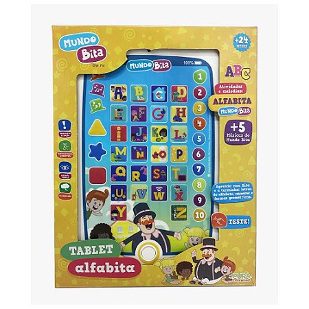 Tablet De Atividades Alfabita YesToys Mundo Bita