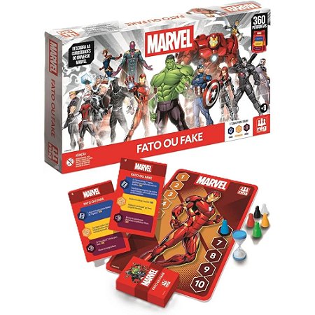 Jogo Fato Ou Fake Marvel  Nig