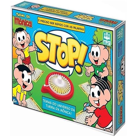 Jogo Stop Turma da Mônica NIG Brinquedos 25 Peças