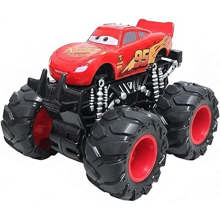 Carrinho Off Road Mini Relâmpago Mcqueen de Fricção