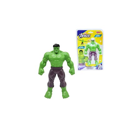 Boneco Hulk Elástico Vingadores Marvel Toyng