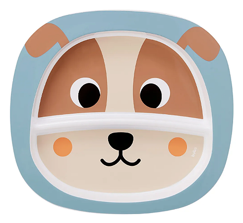 Pratinho Buba Zoo Infantil Estampado Cachorro