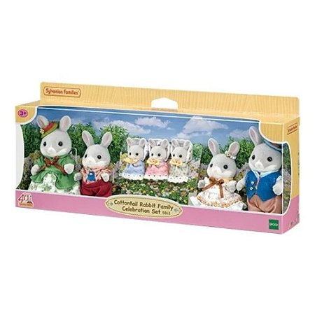 Sylvanian Families Coelhos Cauda De Algodão Celebração Kit