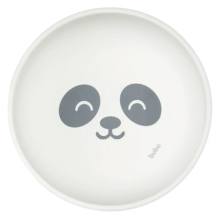 Bowl Com Ventosa Silicone Buba  Panda