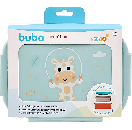 Lancheira Bento Box Buba Girafa