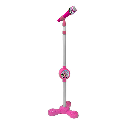 Microfone com Pedestral Karaoke Minnie