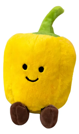 Pelúcia Hortifruti  Pimentao Amarelo BBR Toys