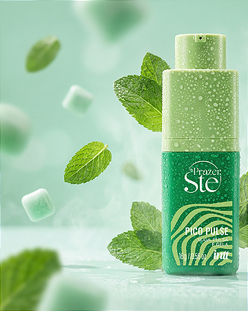 Pico Pulse Chiclete de Menta - Gel Que Suga e Vibra