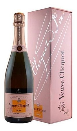 Champagne Veuve Clicquot Rosé Brut 750ml - Com Estojo