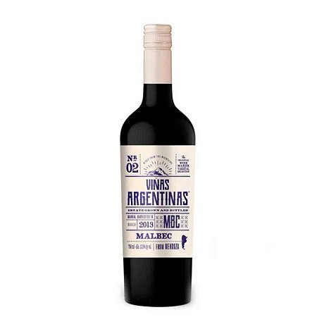 Vinho Vinas Argentinas Malbec 750ml