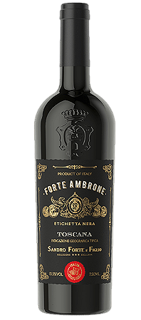 Vinho Tinto Forte Ambrone Etichetta Nera Igt - Toscana - 750ml