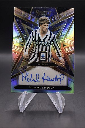 Michael Laudrup - 2025-26 Panini Select Serie A Stars Silver Auto Juventus
